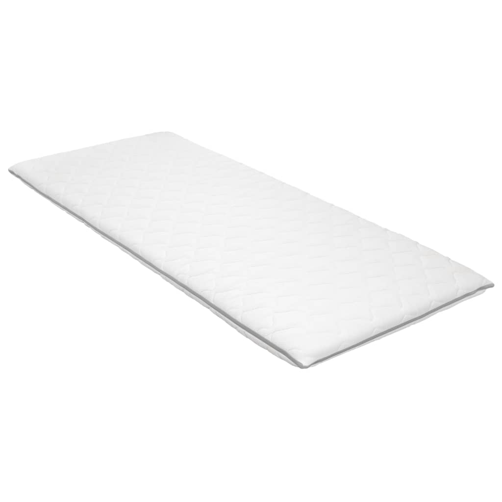 Matratzenauflage 80 x 200 cm viskoelastischer Memory-Schaum 6cm