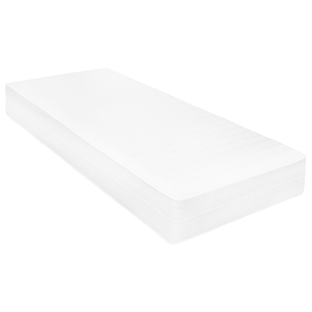 Matelas 100 x 200 cm Mousse viscoélastique à mémoire de forme 18 cm