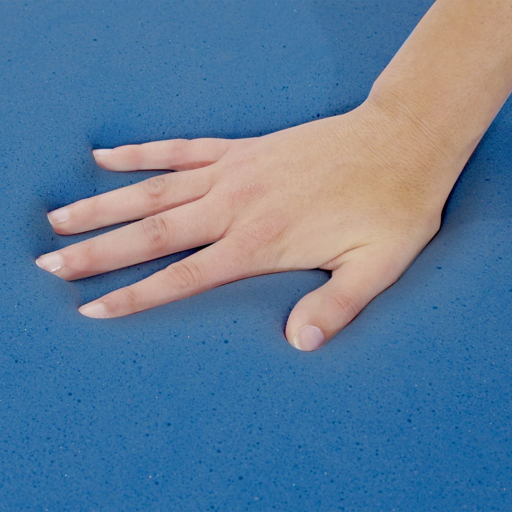 Matelas 100 x 200 cm Mousse viscoélastique à mémoire de forme 18 cm