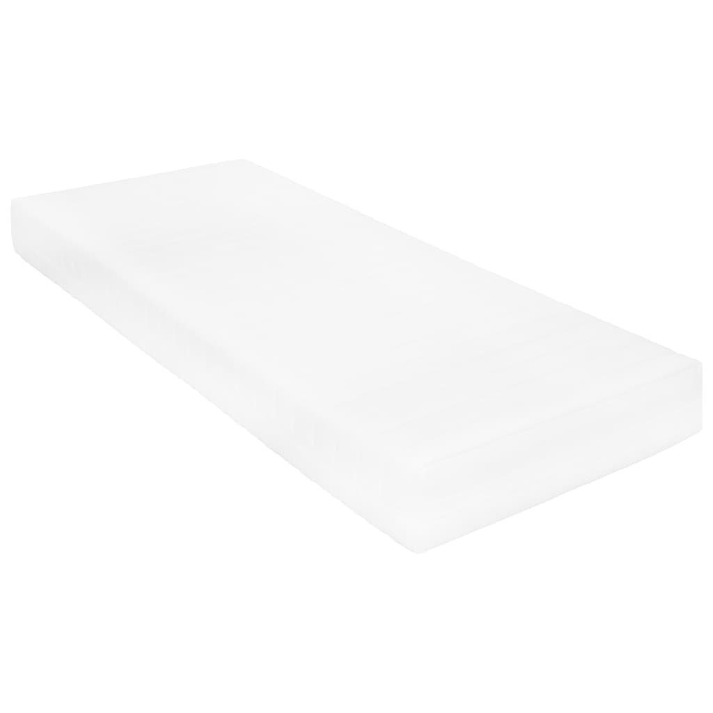 Matelas 100 x 200 cm 7 zones mousse PU 16 cm H2 H3