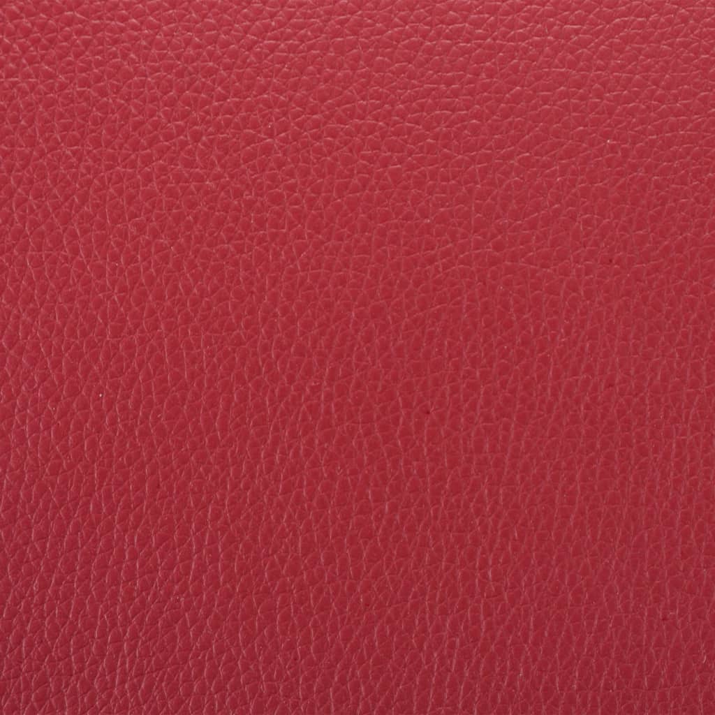 TV-Sessel Weinrot Kunstleder