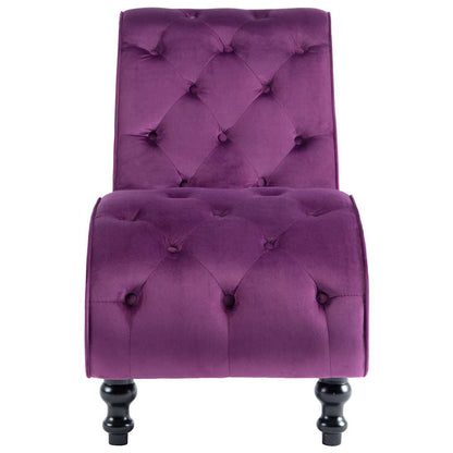 Chaiselongue Lila Samt