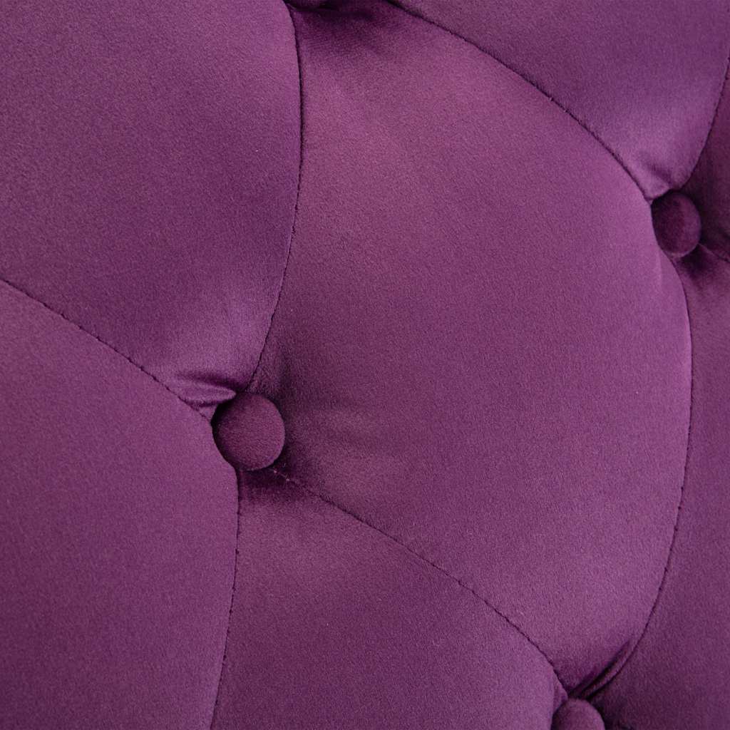 Chaiselongue Lila Samt