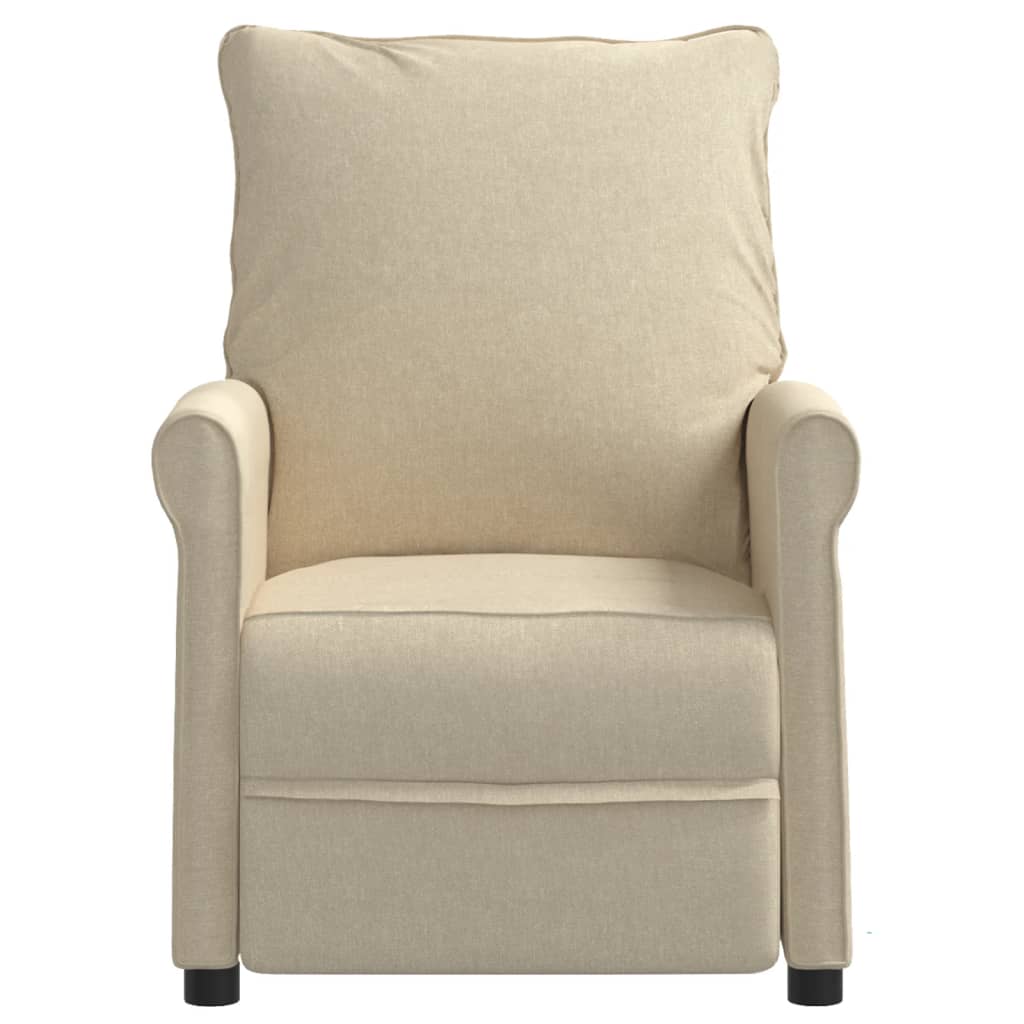 Relaxsessel Creme Stoff