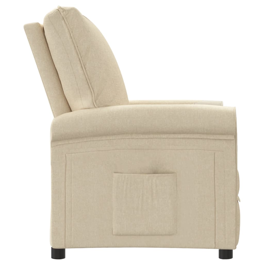 Relaxsessel Creme Stoff