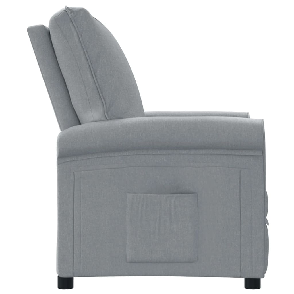 Relaxsessel Hellgrau Stoff