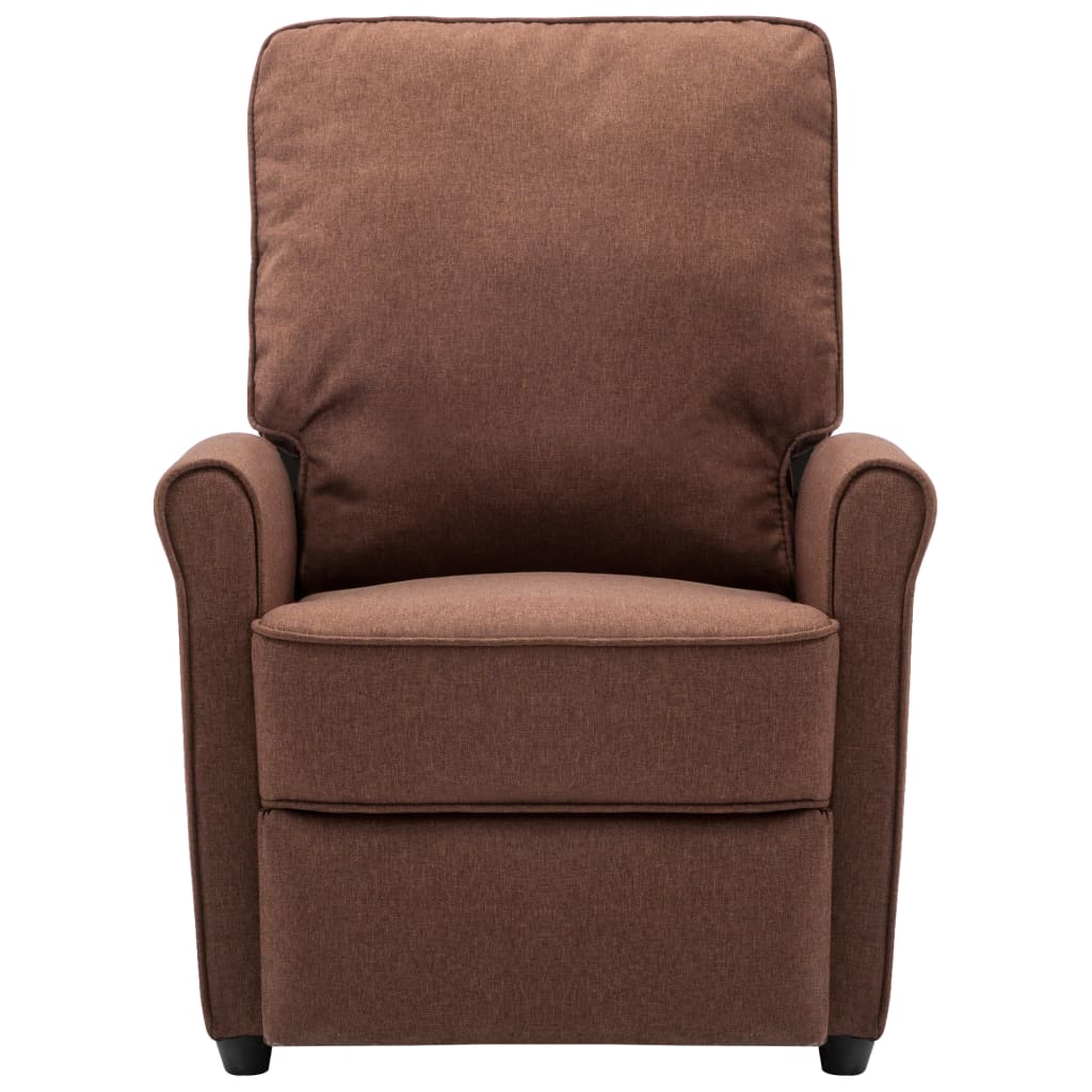 Massagesessel Braun Stoff
