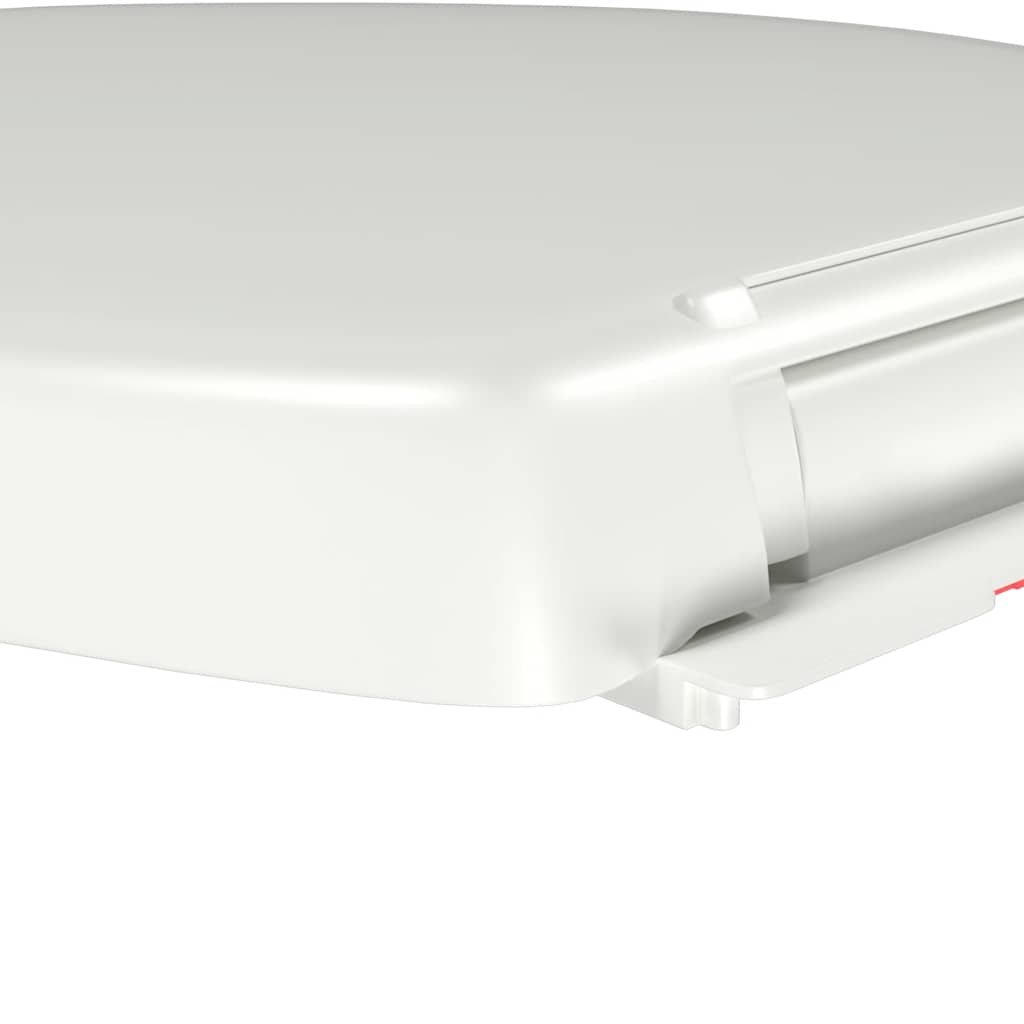 Toilettensitz mit Absenkautomatik und Quick-Release-Design Weiß