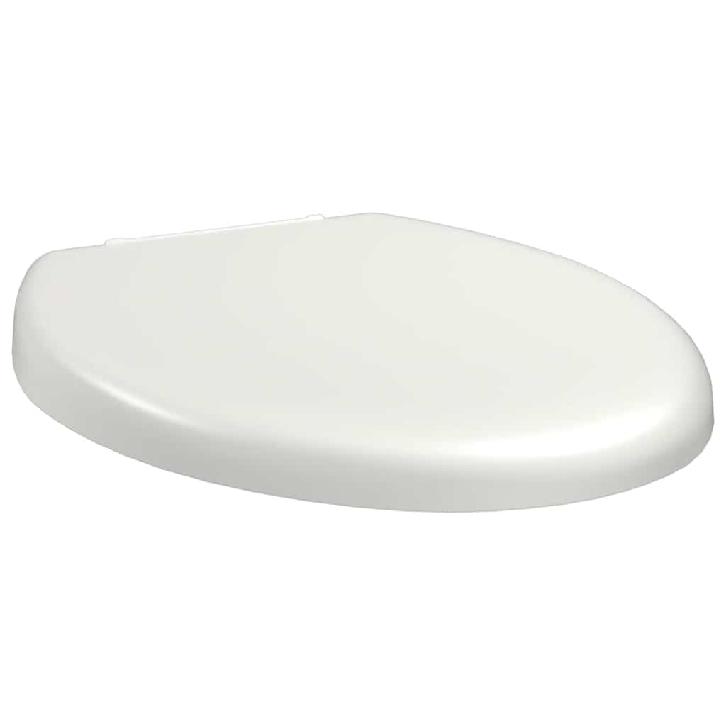 Toilettensitz mit Absenkautomatik und Quick-Release-Design Weiß