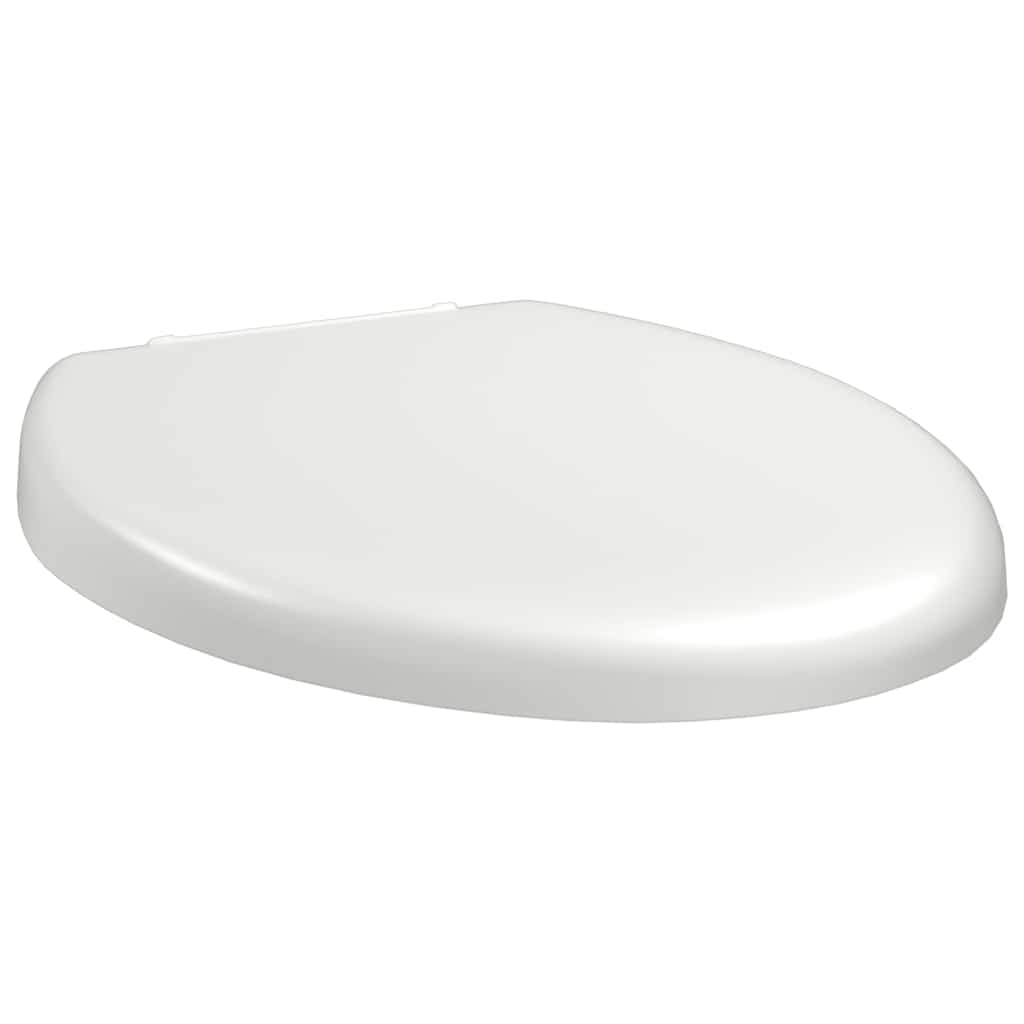 Toilettensitz mit Absenkautomatik und Quick-Release-Design Weiß