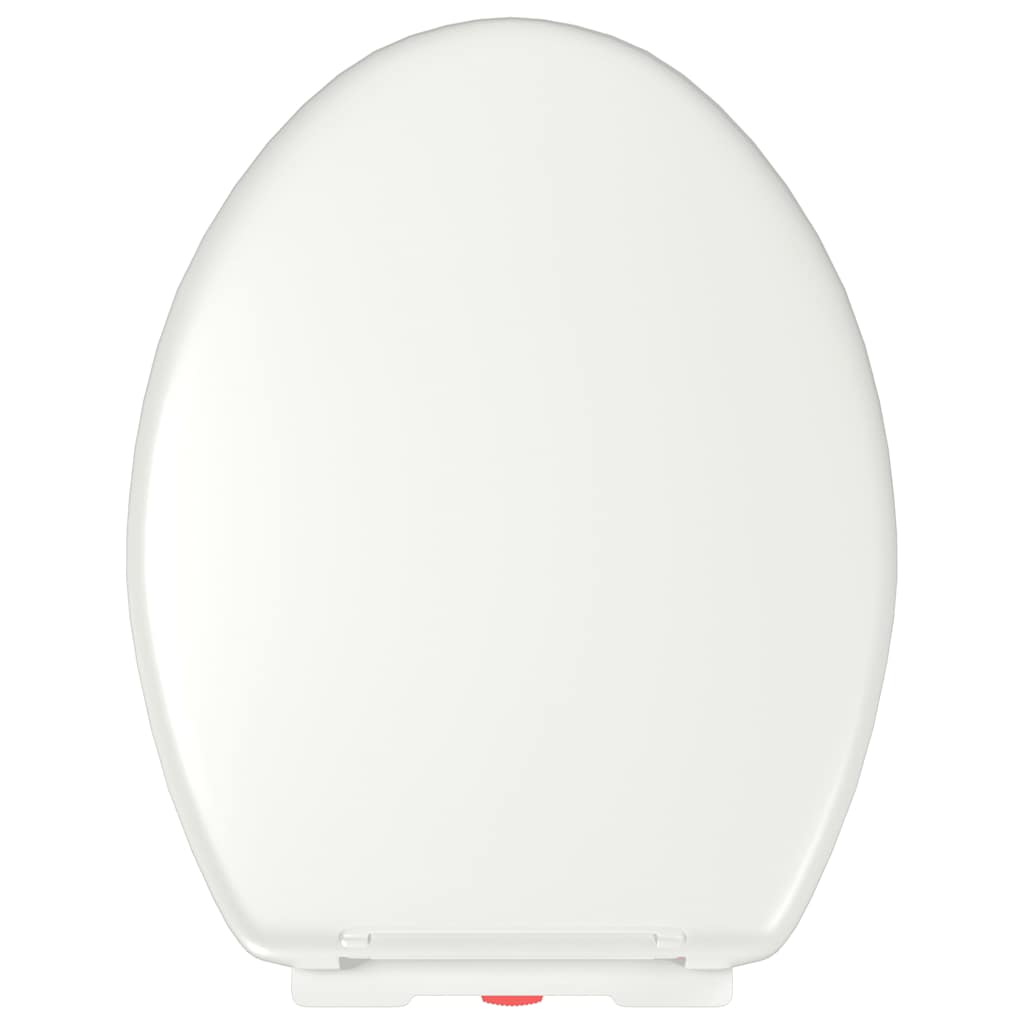 Toilettensitz mit Absenkautomatik und Quick-Release-Design Weiß
