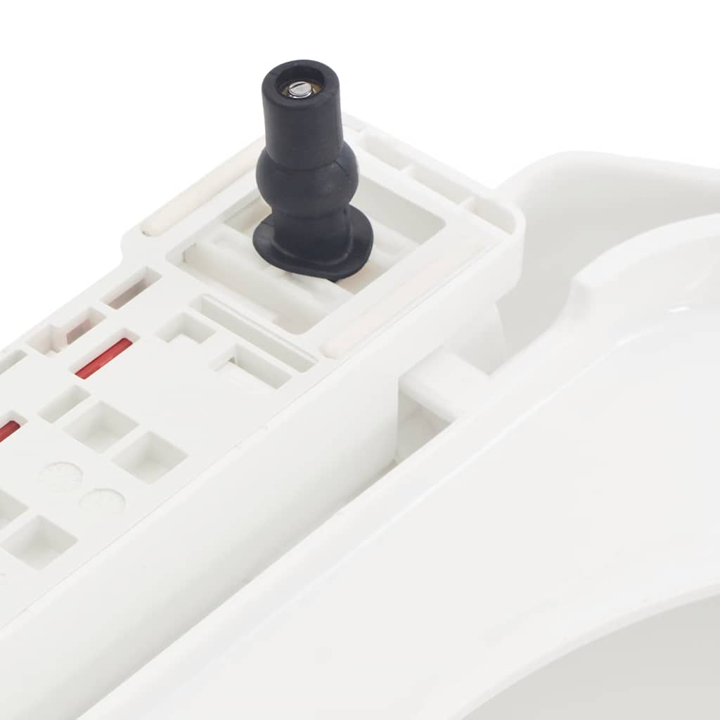 Toilettensitz mit Absenkautomatik und Quick-Release-Design Weiß