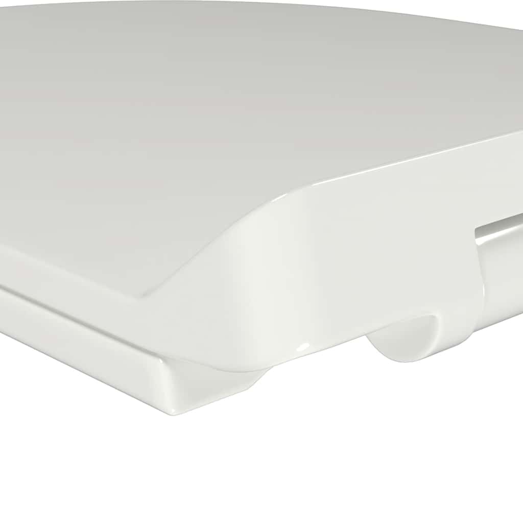 Toilettensitz mit Absenkautomatik und Quick-Release-Design Weiß