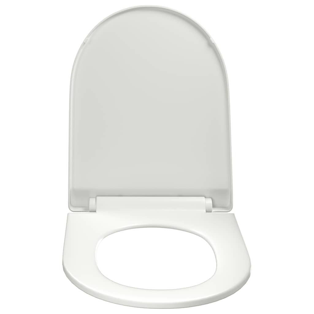 Toilettensitz mit Absenkautomatik und Quick-Release-Design Weiß