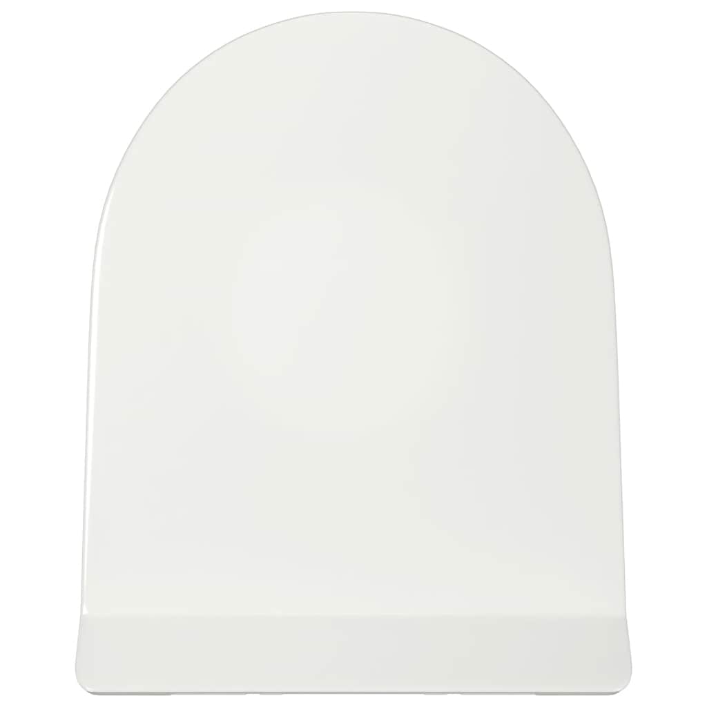 Toilettensitz mit Absenkautomatik und Quick-Release-Design Weiß