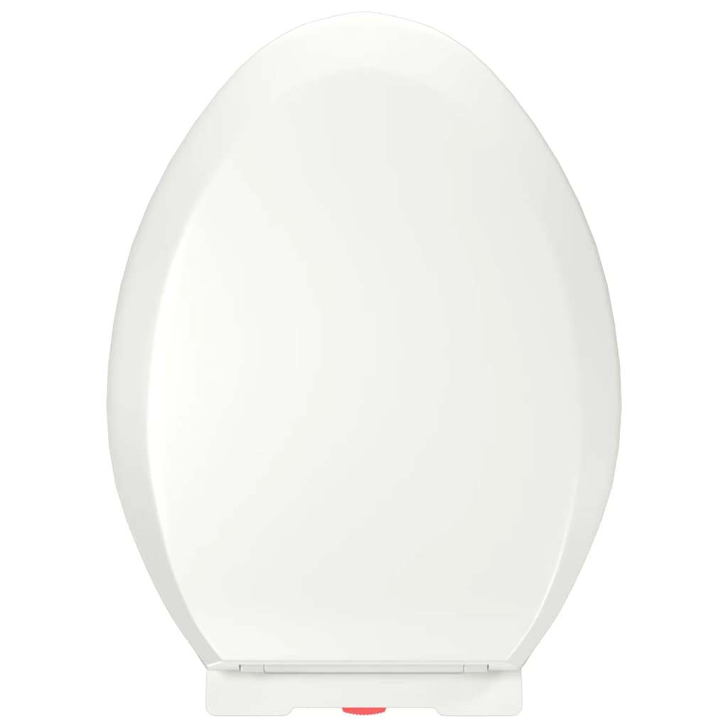 Toilettensitz mit Absenkautomatik und Quick-Release-Design Weiß
