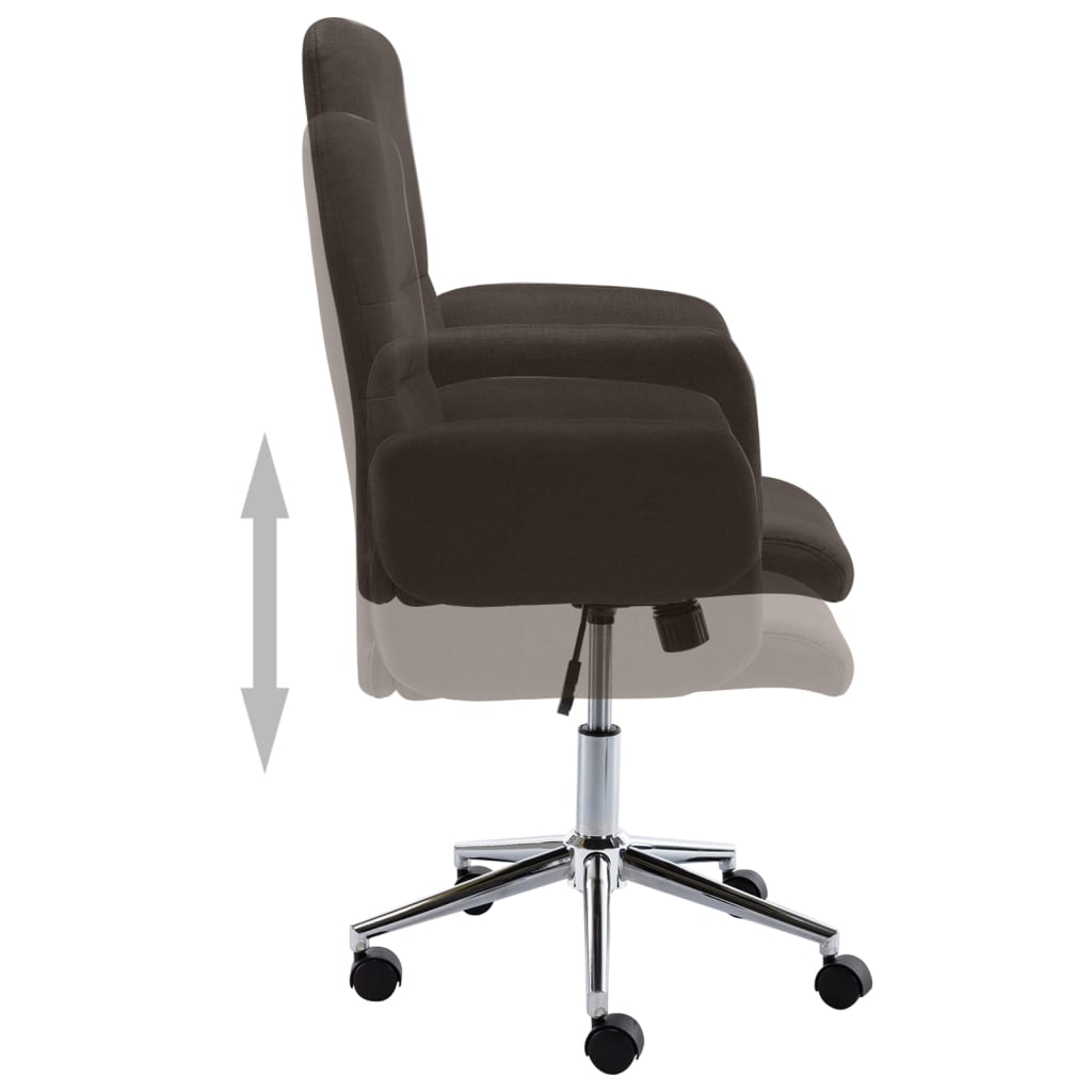 Bürostuhl Braun Stoff
