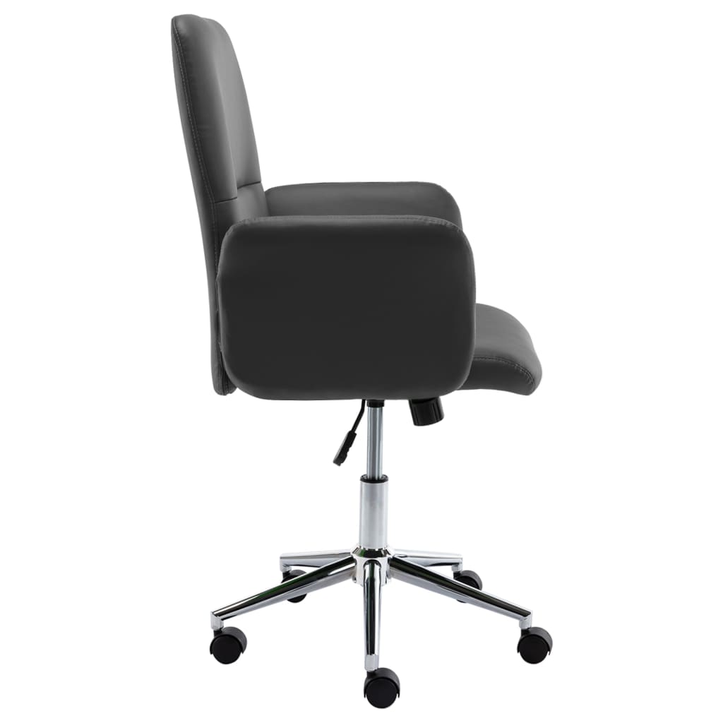 Bürostuhl Grau Kunstleder