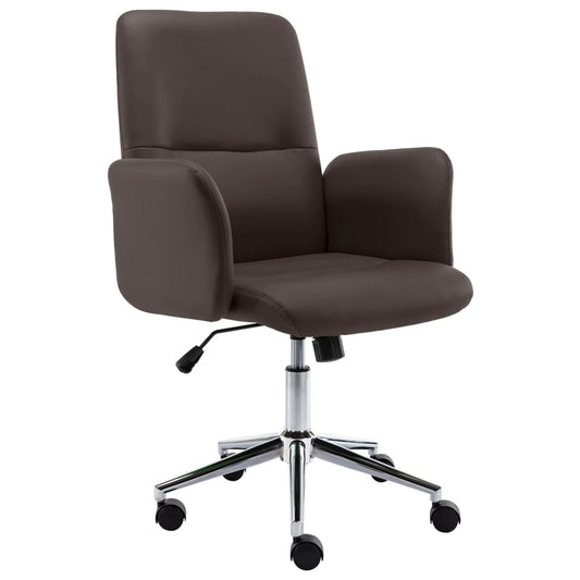 Bürostuhl Braun Kunstleder