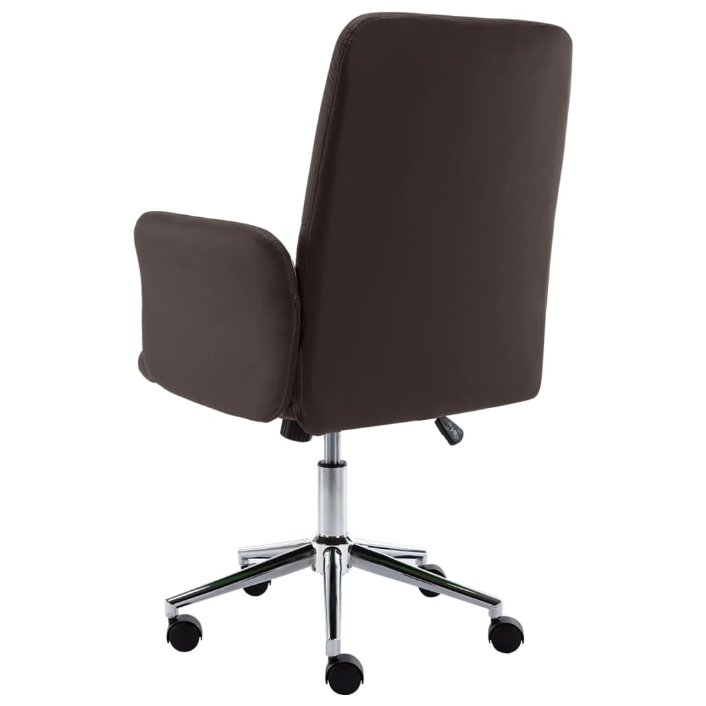 Bürostuhl Braun Kunstleder