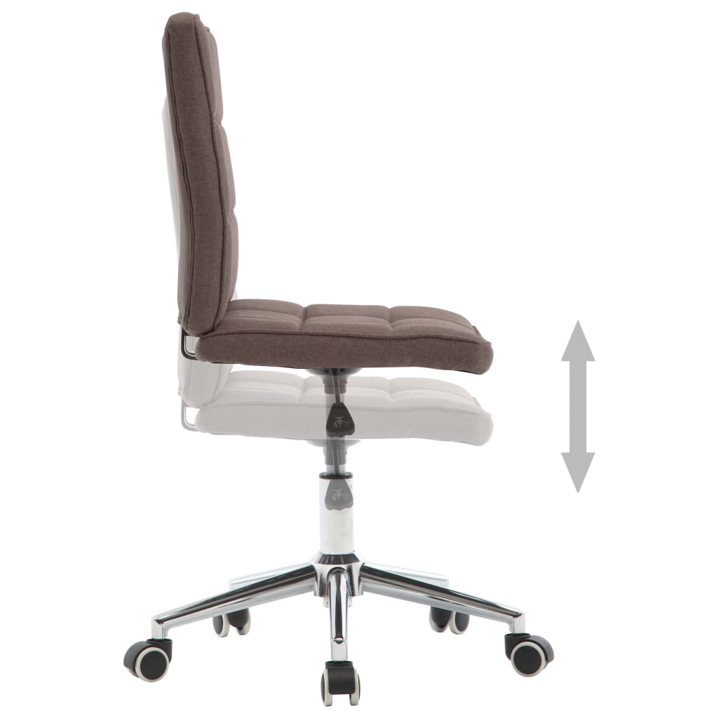Esszimmerstühle 2 Stk. Taupe Stoff