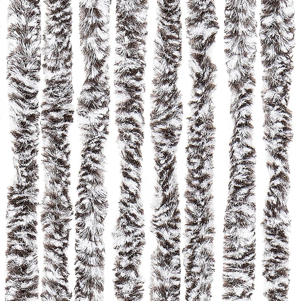 Insektenschutz-Vorhang Braun und Beige 100x220 cm Chenille