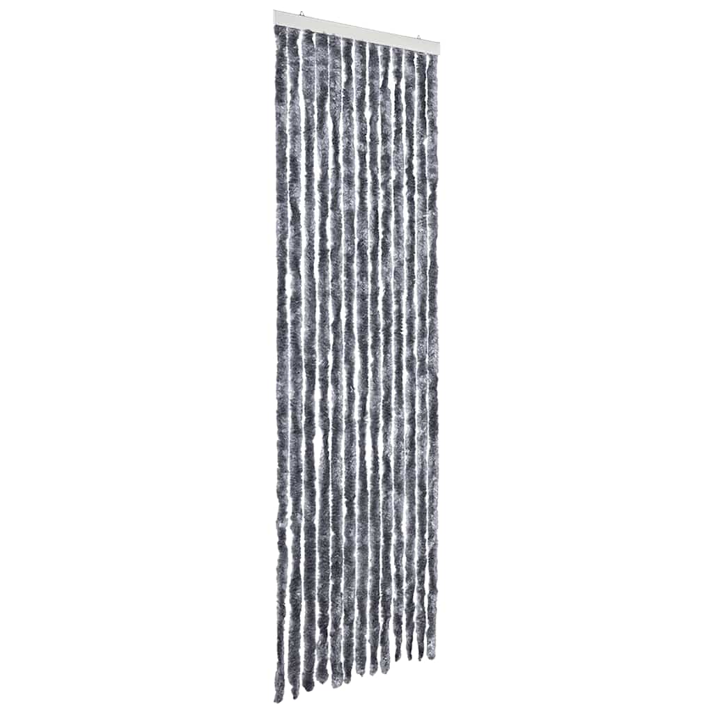 Insektenschutz-Vorhang Silbern 56x185 cm Chenille