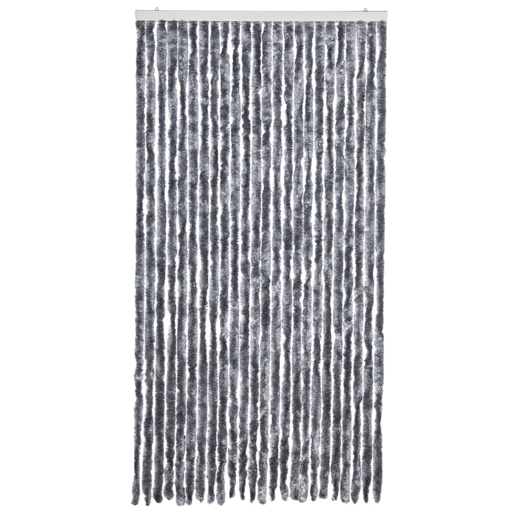 Insektenschutz-Vorhang Silbern 100x220 cm Chenille