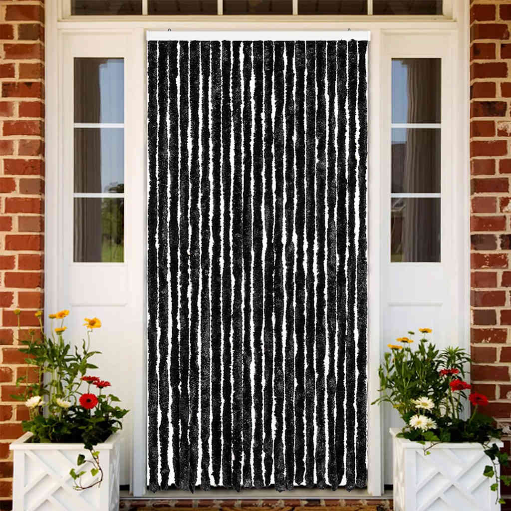 Insektenschutz-Vorhang Anthrazit 90x220 cm Chenille