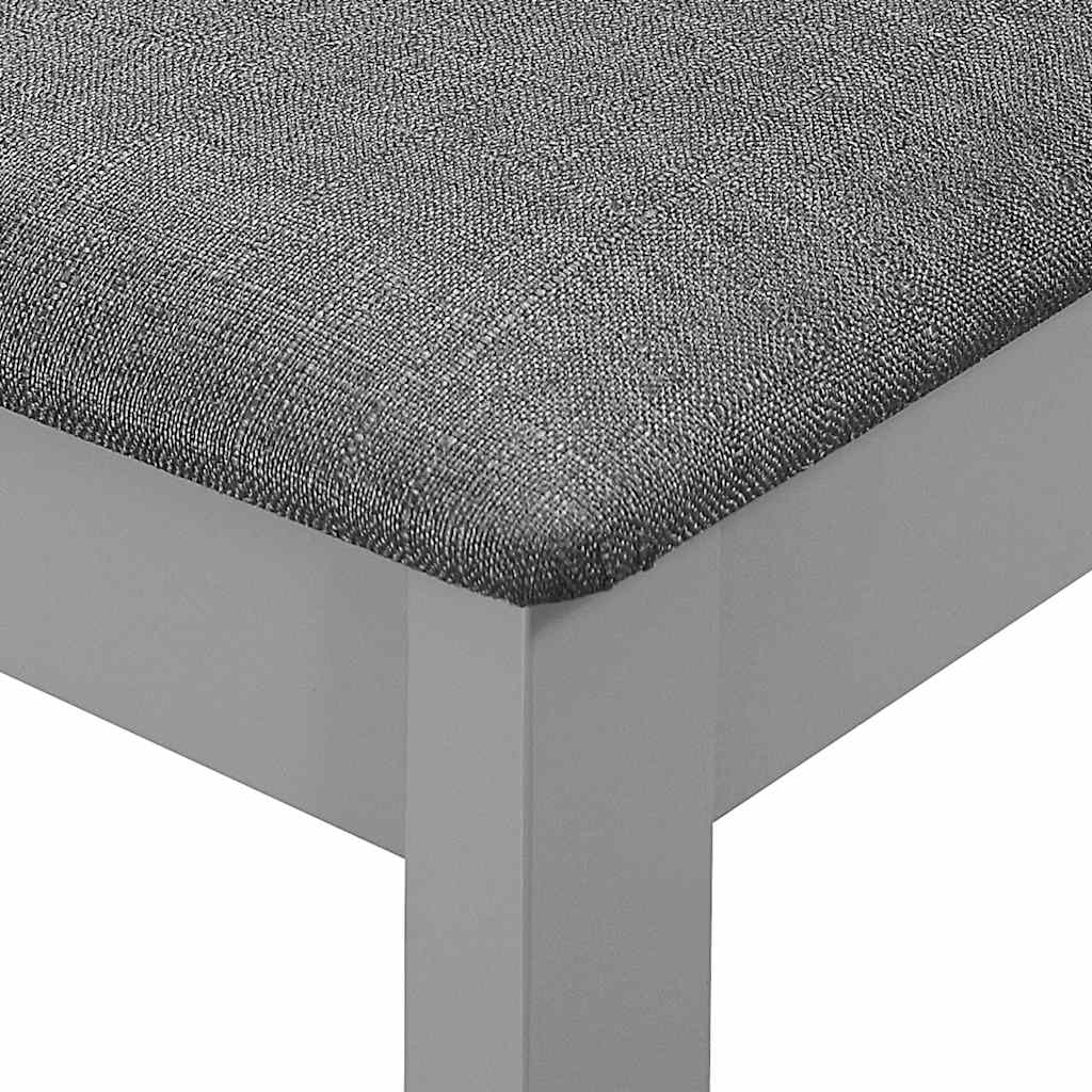 3-tlg. Essgruppe MDF Grau