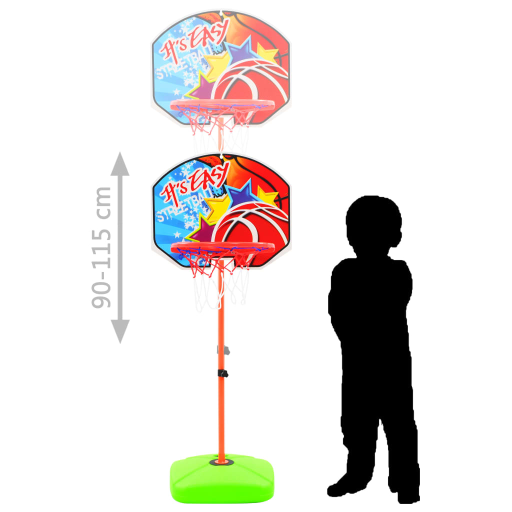 Ensemble panier et ballon de basket pour enfants