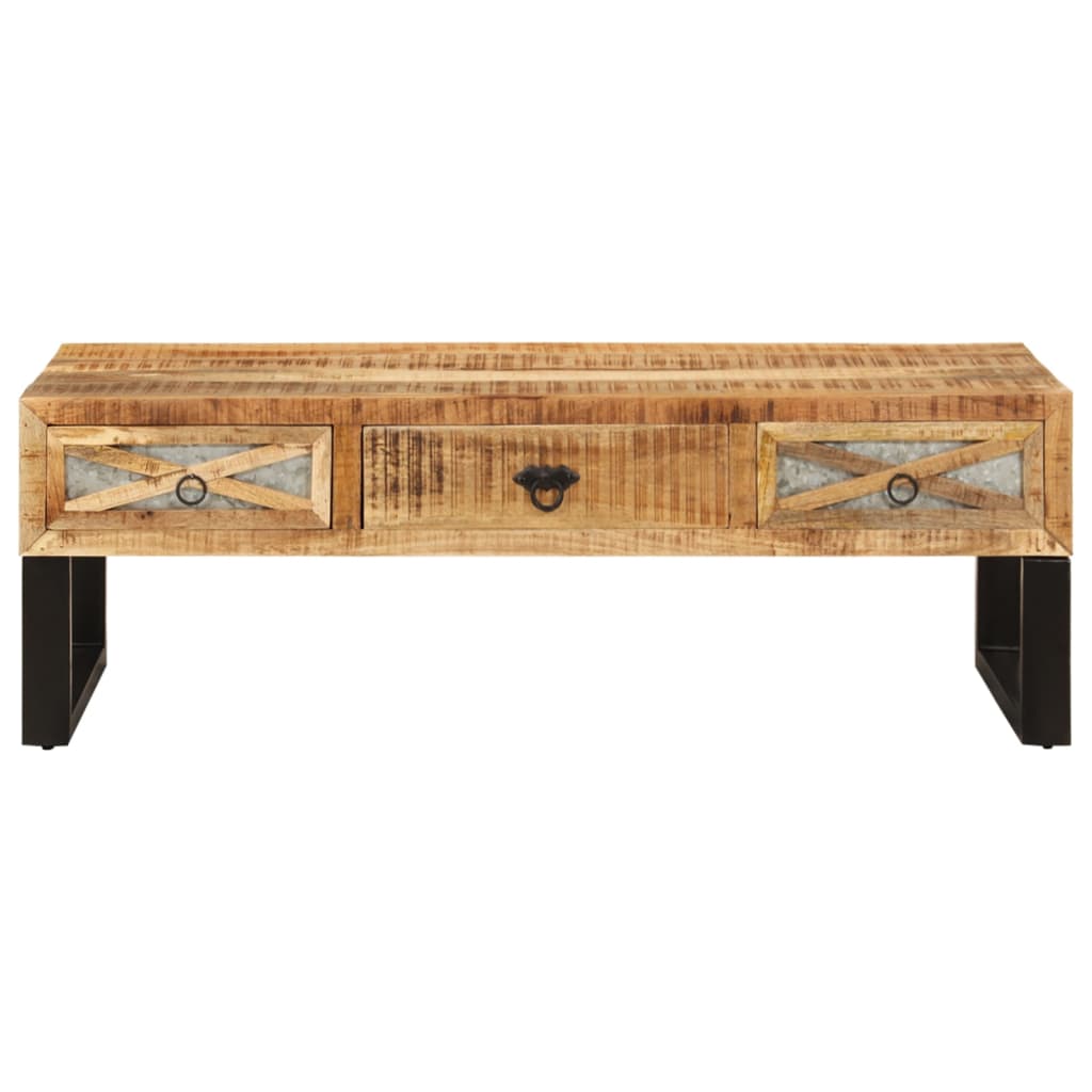 Coffee table 110 x 50 x 38 cm solid mango wood