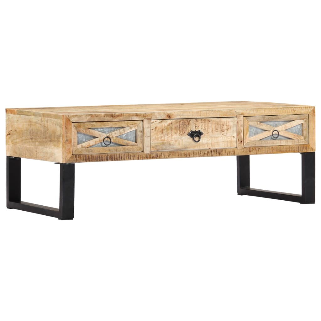 Coffee table 110 x 50 x 38 cm solid mango wood
