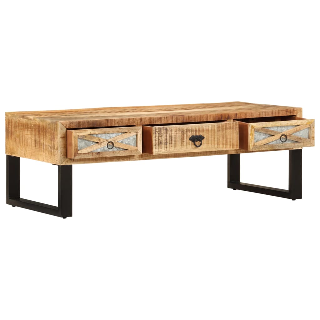 Coffee table 110 x 50 x 38 cm solid mango wood