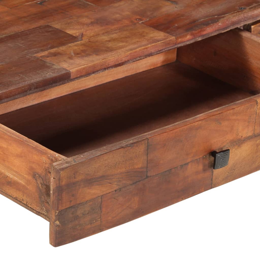 Couchtisch 110x60x40 cm Altholz Massiv