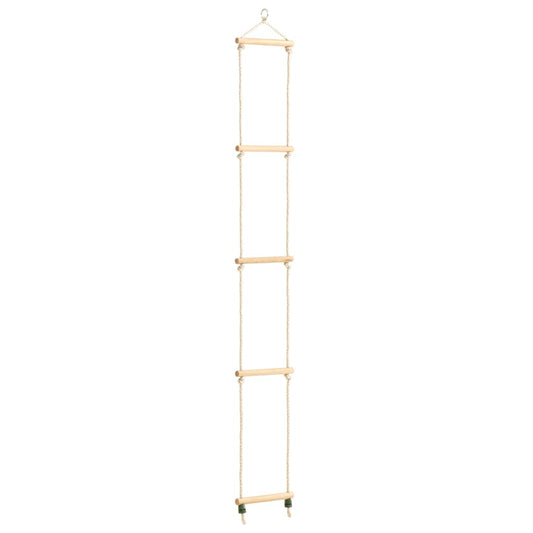 Échelle de corde pour enfants en bois massif et PE 30x168 cm