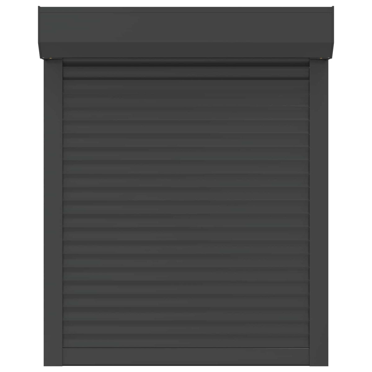 Rollladen Anthrazit 70 x 100 cm Aluminium und Polyurethan
