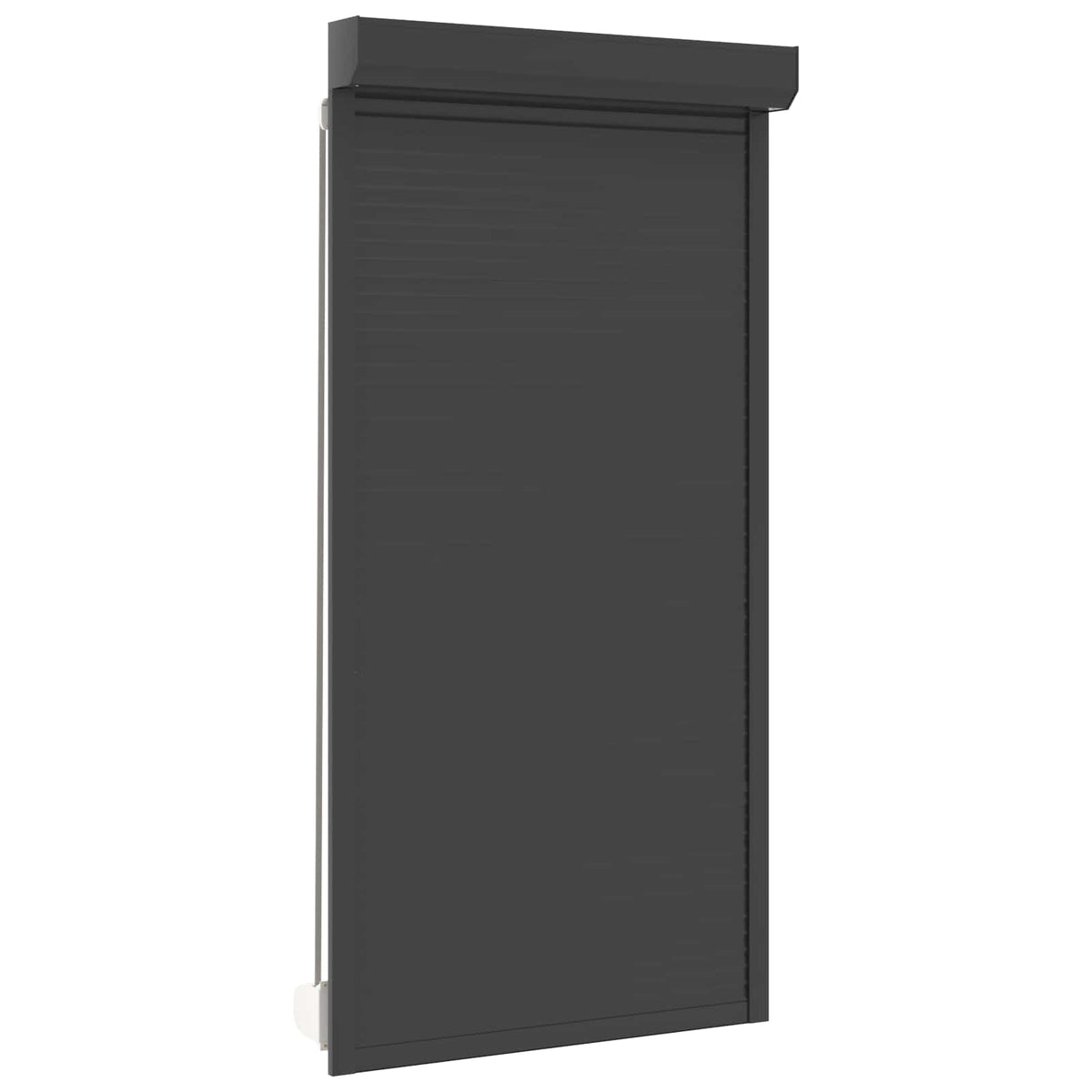 Rollladen Anthrazit 110 x 220 cm Aluminium und Polyurethan