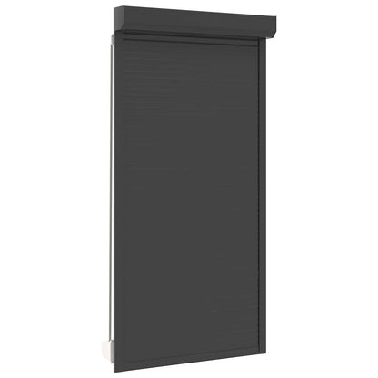 Rollladen Anthrazit 110 x 220 cm Aluminium und Polyurethan