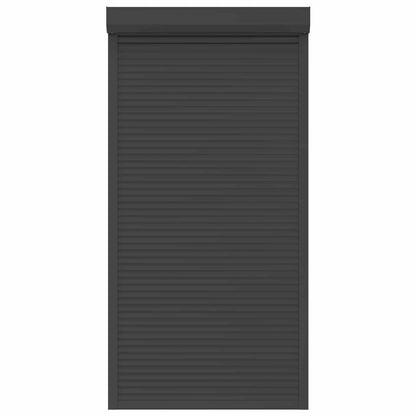 Rollladen Anthrazit 110 x 220 cm Aluminium und Polyurethan