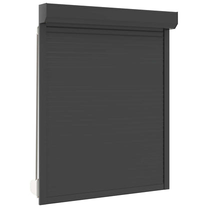 Rollladen Anthrazit 120 x 150 cm Aluminium und Polyurethan