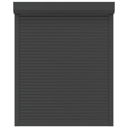 Rollladen Anthrazit 120 x 150 cm Aluminium und Polyurethan