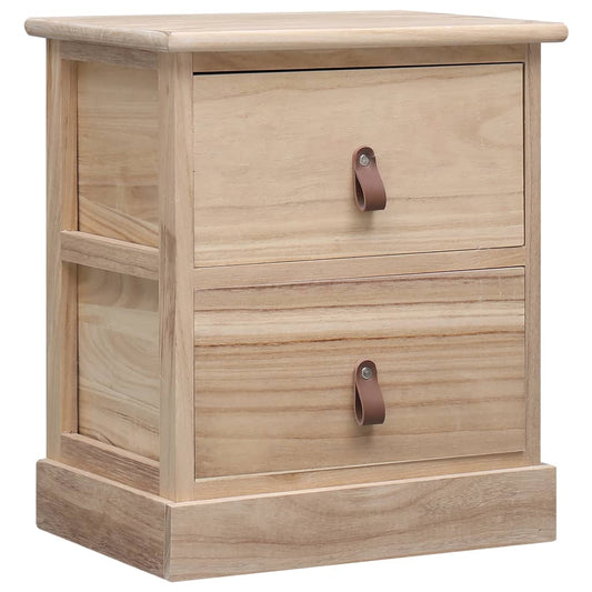 Nachttisch 38×28×45 cm Paulownia-Holz