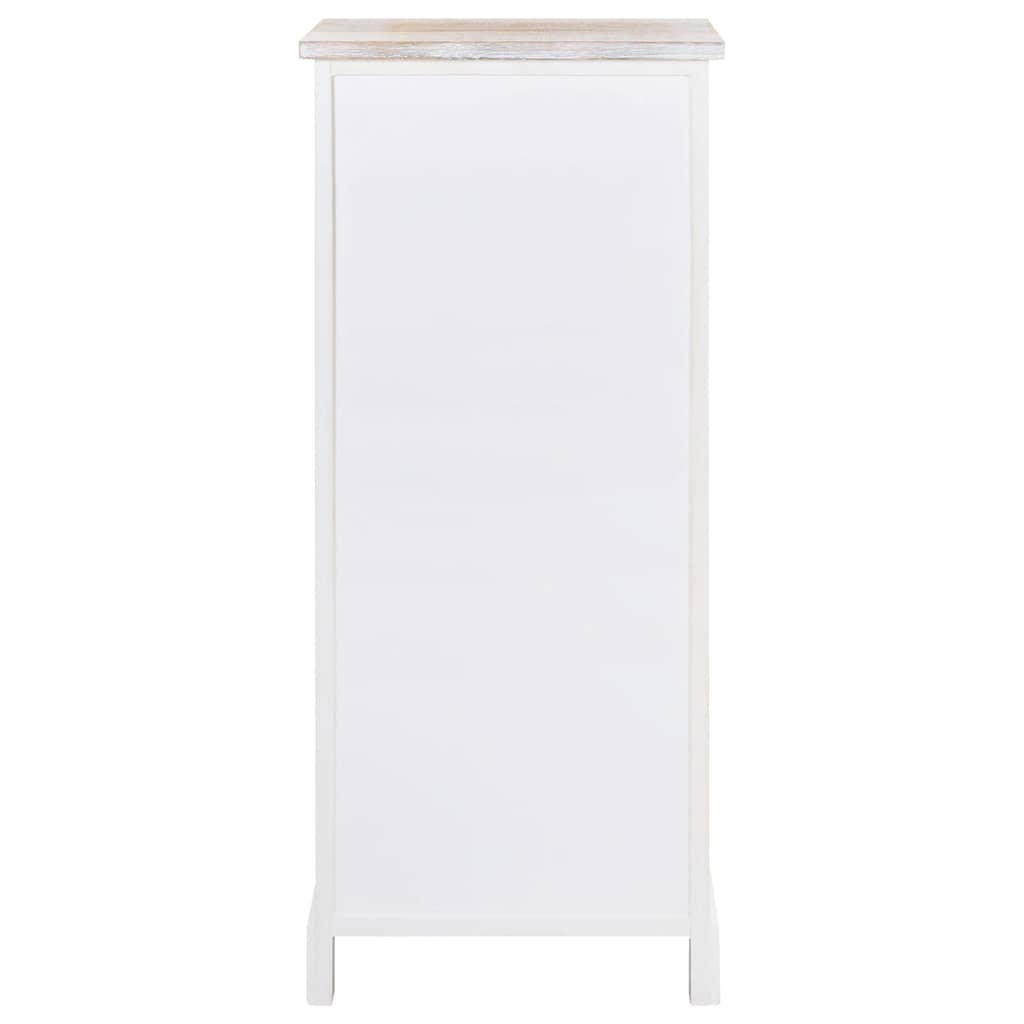 Beistellschrank 38x28x86 cm Massivholz Paulownia