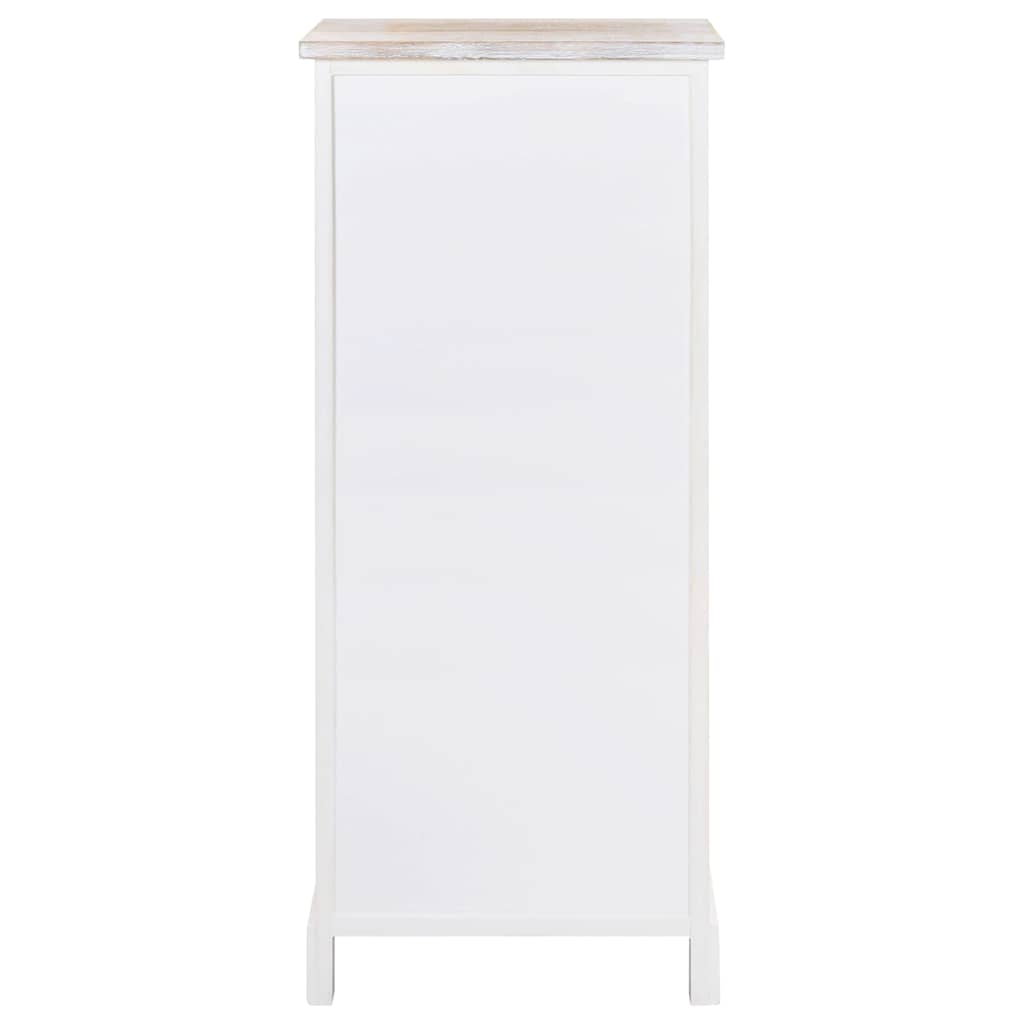 Beistellschrank 38x28x86 cm Massivholz Paulownia