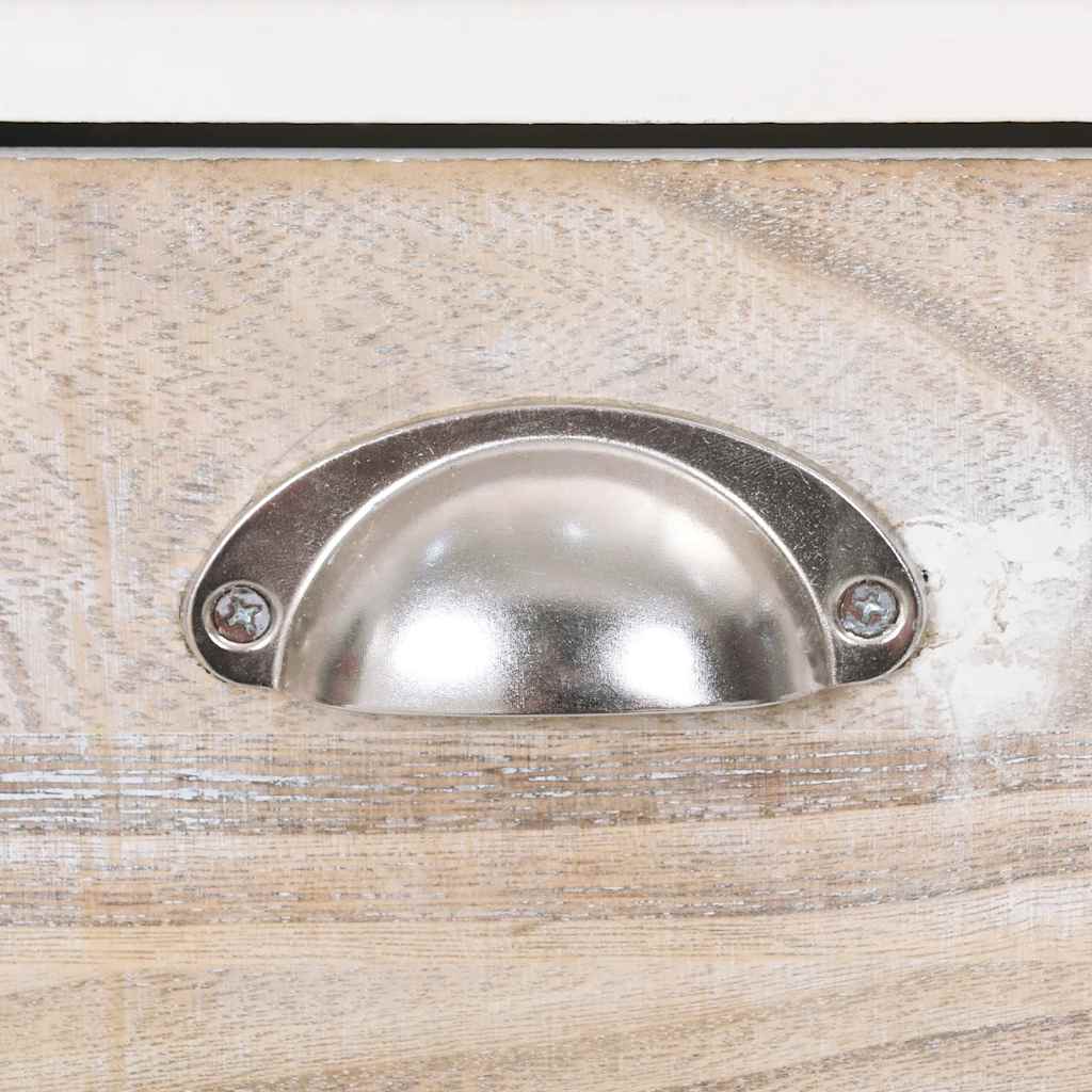 Beistellschrank 38x28x86 cm Massivholz Paulownia