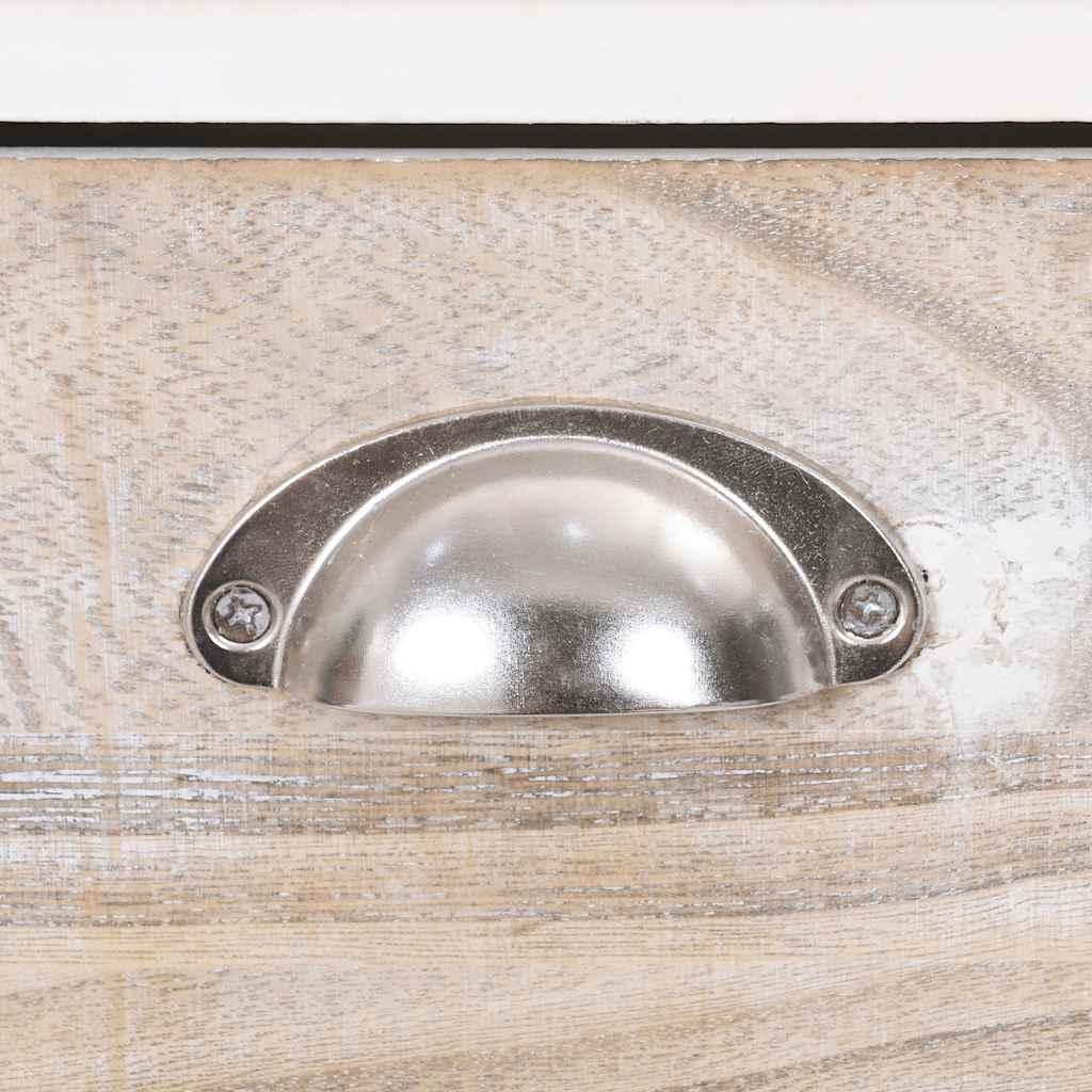 Beistellschrank 38x28x86 cm Massivholz Paulownia
