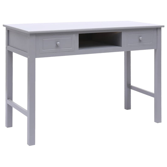 Bureau Gris 110×45×76 cm Bois