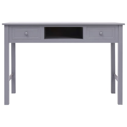Schreibtisch Grau 110×45×76 cm Holz