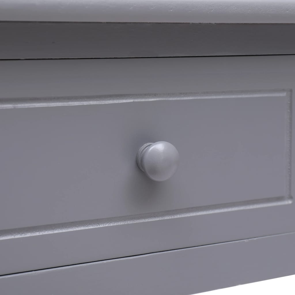 Schreibtisch Grau 110×45×76 cm Holz